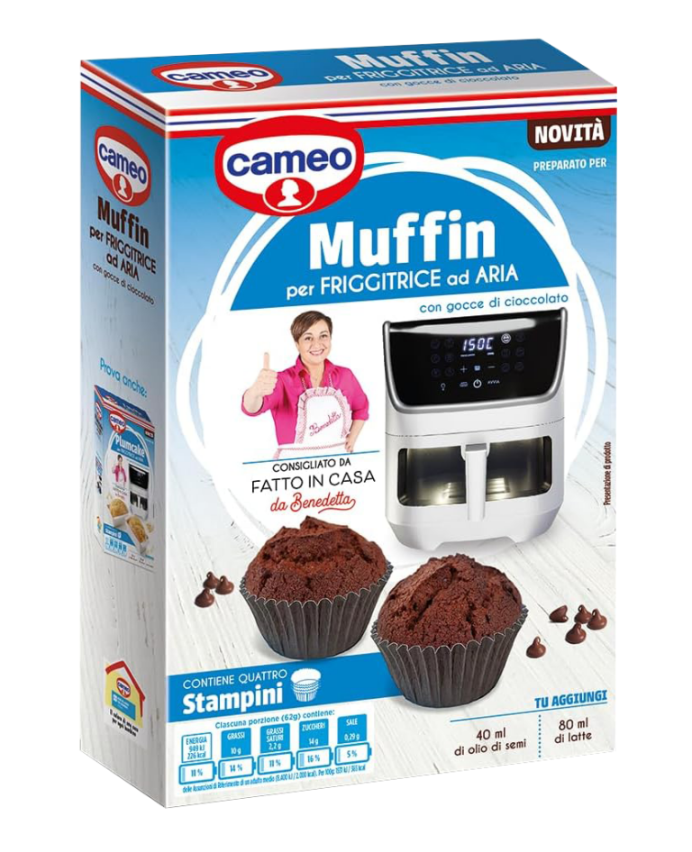 cameo preparato per muffin per friggitrice ad aria cameo 155 gr. - foto 1