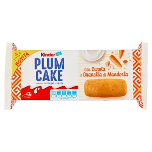 Plumcake con carota e granella di mandorla 192 gr.