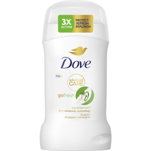 Deodorante in stick effetto fresco profumazione cetriolo e te verde  go fresh 50 ml.