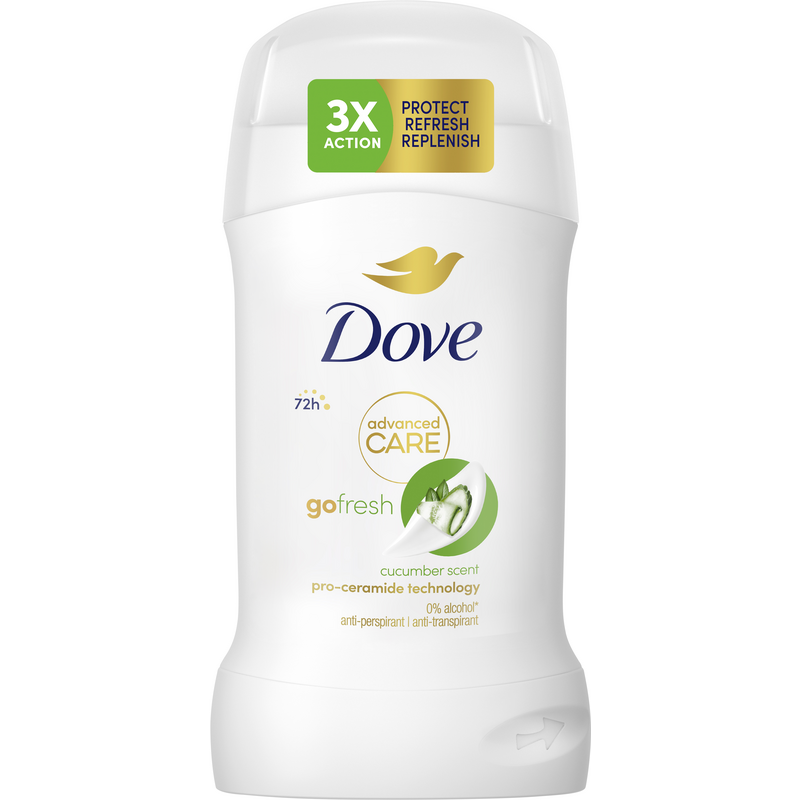 dove deodorante in stick effetto fresco profumazione cetriolo e te verde dove go fresh 50 ml. - foto 1