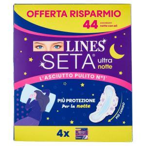Assorbenti donna notte con ali  seta ultra 44 pz.