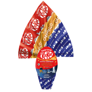 Uovo di pasqua al cioccolato al latte e caramello kitkat 240 gr.