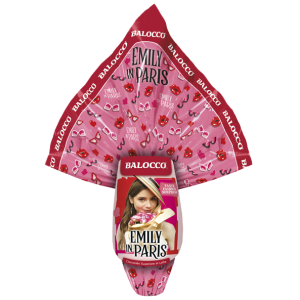 Uovo di pasqua emily in paris al cioccolato al latte  240 gr.