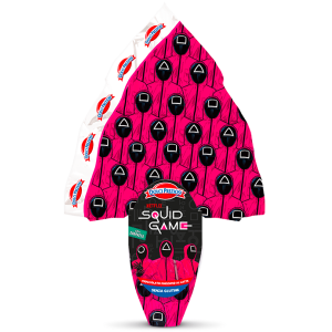 Uovo di pasqua squid game al cioccolato al latte  240 gr