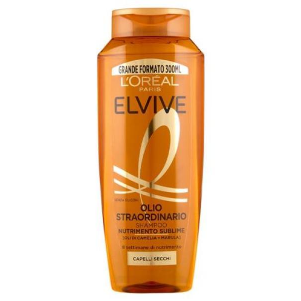Shampoo Olio Straordinario Nutrimento Sublime Capelli Secchi Elvive Shampoo Olio Straordinario Nutrimento Sublime Capelli Secchi Elvive