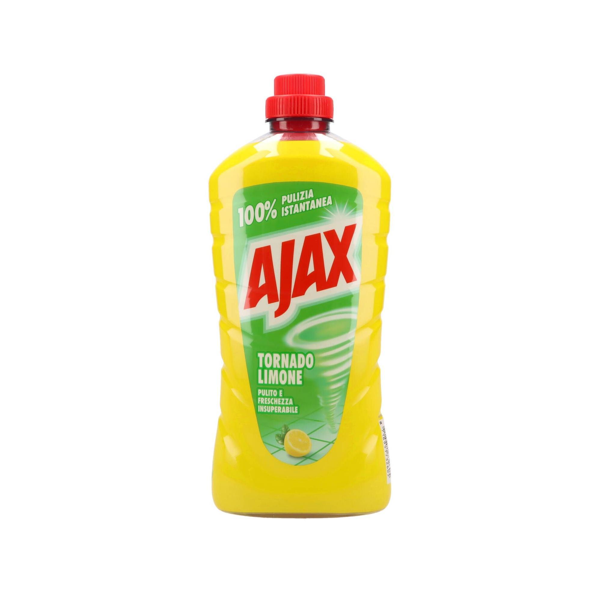 detergente pavimenti, ajax, tornado limone, pulizia pavimenti, profumo di limone, igienizzante superfici, casa pulita, brillantezza senza risciacquo, sgrassatore pavimenti, igiene domestica, superfici brillanti, pulito profondo, detergente universale, cura della casa, fragranza agrumata, pulizia efficace, ajax pavimenti, detergente senza aloni, igiene quotidiana, pavimenti perfetti, cura superfici ajax detergente universale per pavimenti tornado al limone ajax 1 lt. - foto 1