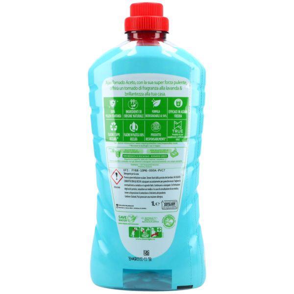 ajax detergente universale per pavimenti tornado ajax con aceto e lavanda da 1 lt. - foto 2