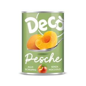 Pesche sciroppate in lattina 415 gr decò