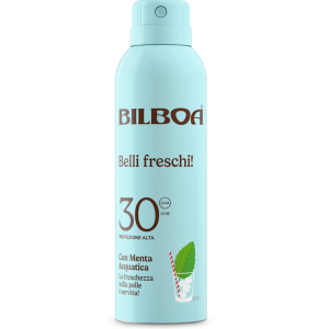 Protezione solare con menta acquatica belli freschi spf30  150 ml