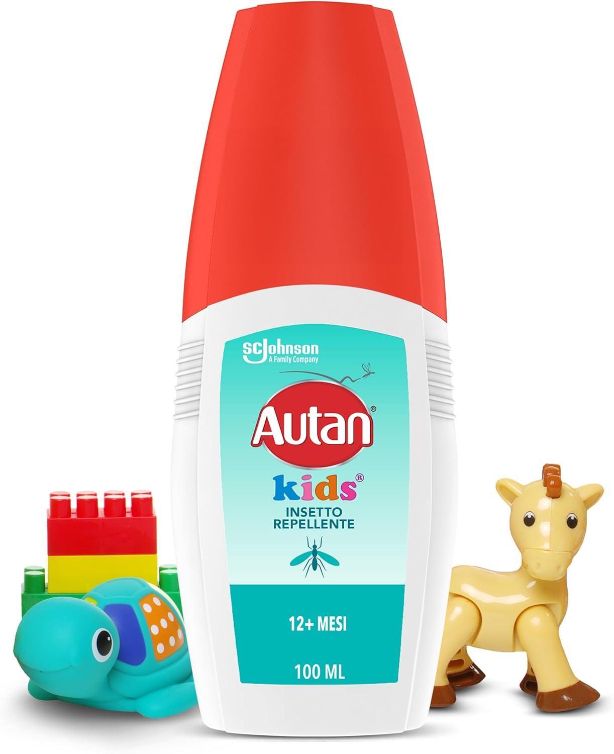 autan vapo spray antizanzare repellente per bambini autan kids 100 ml. - foto 1
