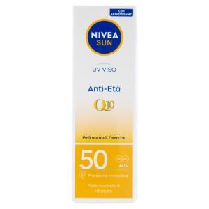Crema viso solare anti-rughe e anti-macchie spf 50  sun