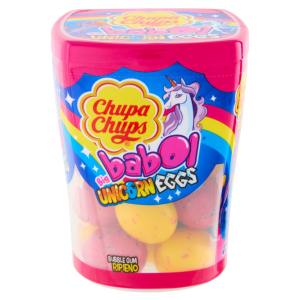 Gomme ai gusti assortiti chupa chups  unicorn eggs 90 gr.