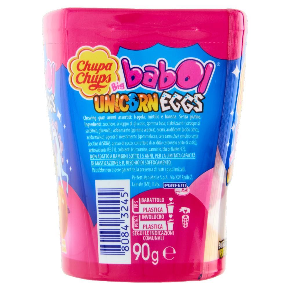 big babol gomme ai gusti assortiti chupa chups big babol unicorn eggs 90 gr. - foto 2