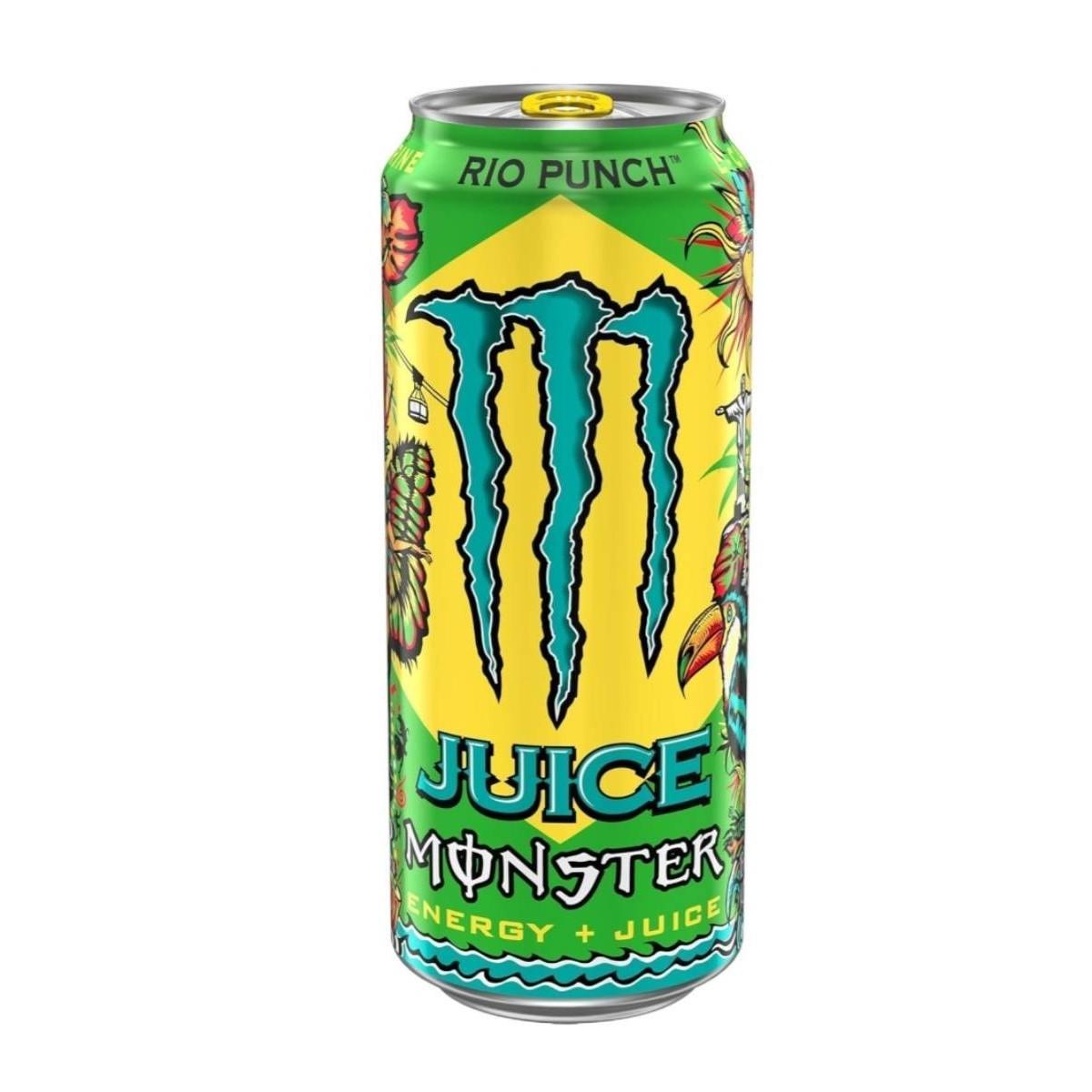 monster energy drink con succo di frutta tropicale rio punch monster energy 500 ml. - foto 1