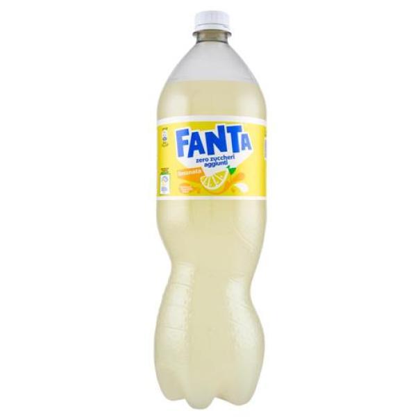 fanta bevanda analcolica gassata al limone senza zuccheri fanta lemon zero 150 cl. - foto 1