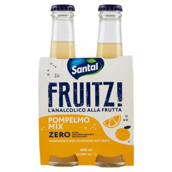 Fruitz Pompelmo Mix Zero Aperitivo Analcolico Santal