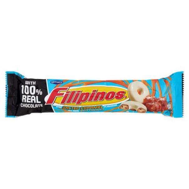 artiach filipinos biscotti ricoperti di cioccolato al caramello salato filipinos artiach 118 gr. - foto 1