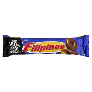 Biscotti ricoperti di cioccolato al latte filipinos artiach 120 gr.