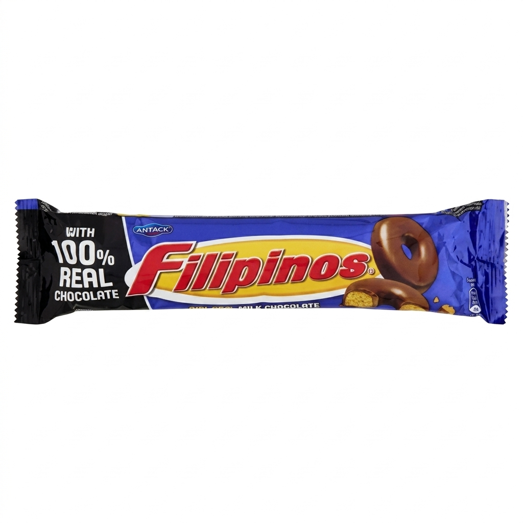 artiach filipinos biscotti ricoperti di cioccolato al latte filipinos artiach 120 gr. - foto 1