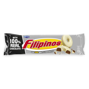 Biscotti ricoperti di cioccolato bianco filipinos artiach 120 gr.