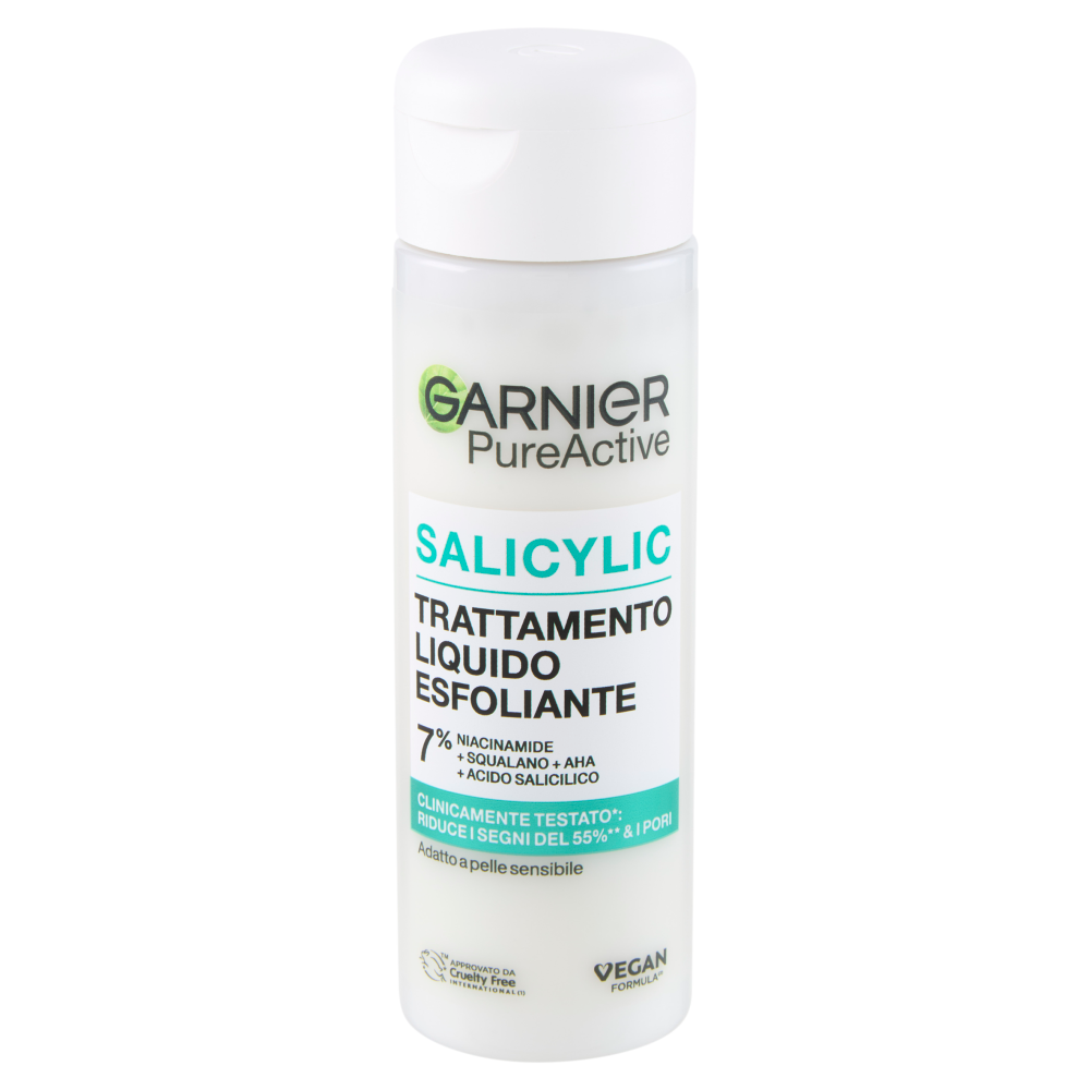 Trattamento Viso Liquido Esfoliante Calmante Acido Salicilico e  Niacinamide Garnier 120ml-1