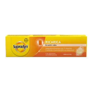 Integratore multivitaminico e multiminerale ricarica  15 compresse effervescenti