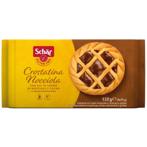 Crostatina con crema alla nocciola senza glutine  152 gr.