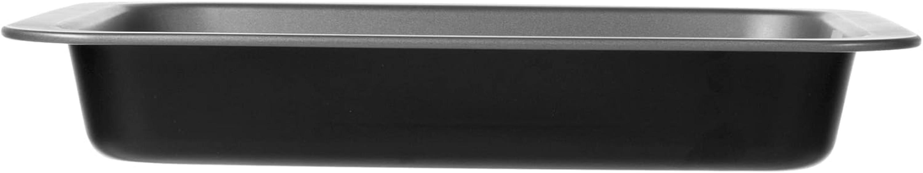 home teglia da forno con rivestimento antiaderente in alluminio rosticcera home maitre 28x22cm - foto 4