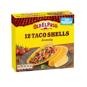 Conchiglie di farina di mais per tacos  12x13 gr.