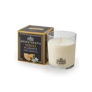 Candela profumata al neroli in cera vegetale cereria  250 gr