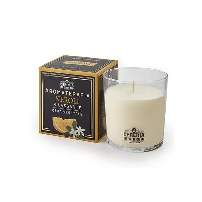 di giorgio candela profumata in cera vegetale al neroli della cereria di giorgio aromaterapia rilassante 250 gr. - foto 1