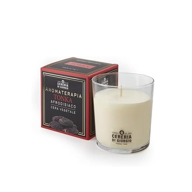 di giorgio candela profumata in cera vegetale alla tonka della cereria di giorgio aromaterapia afrodisiaco 250 gr. - foto 1