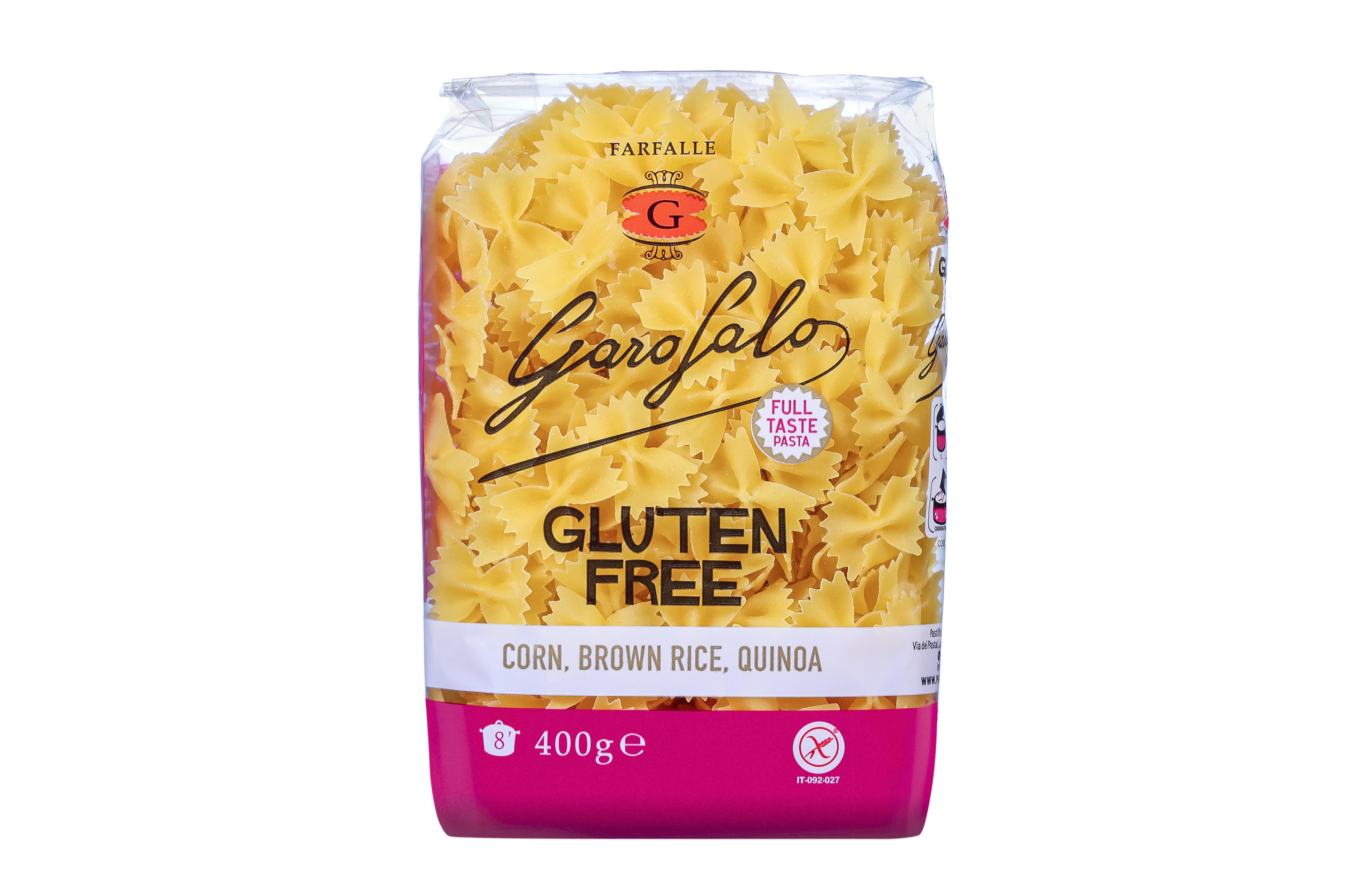 garofalo farfalle senza glutine trapilate al bronzo garofalo 400 gr - foto 1