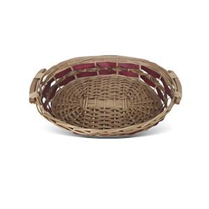 Cesto ovale con manici  44x35x9