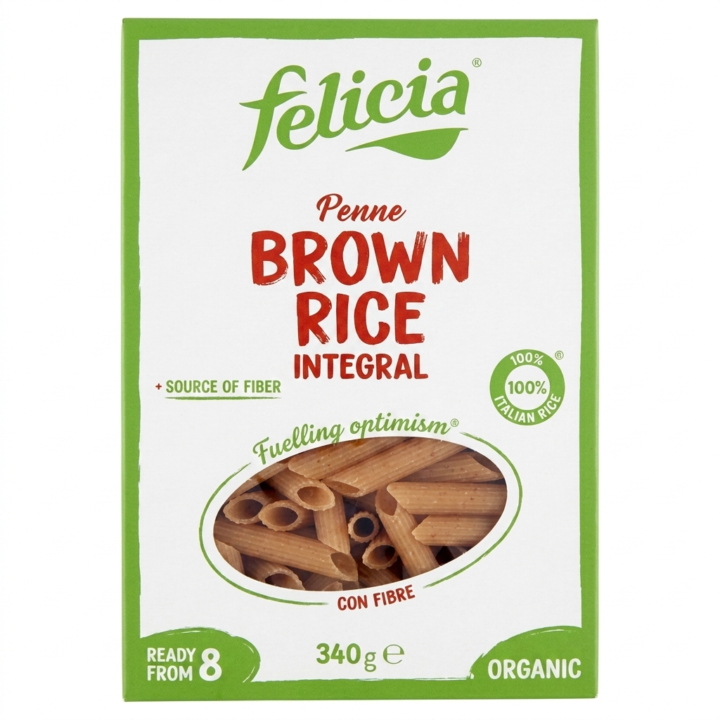 felicia pasta senza glutine penne rigate di riso integrale felicia 340 gr. - foto 1