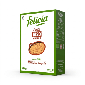 Fusilli di riso integrale biologici  340 gr.