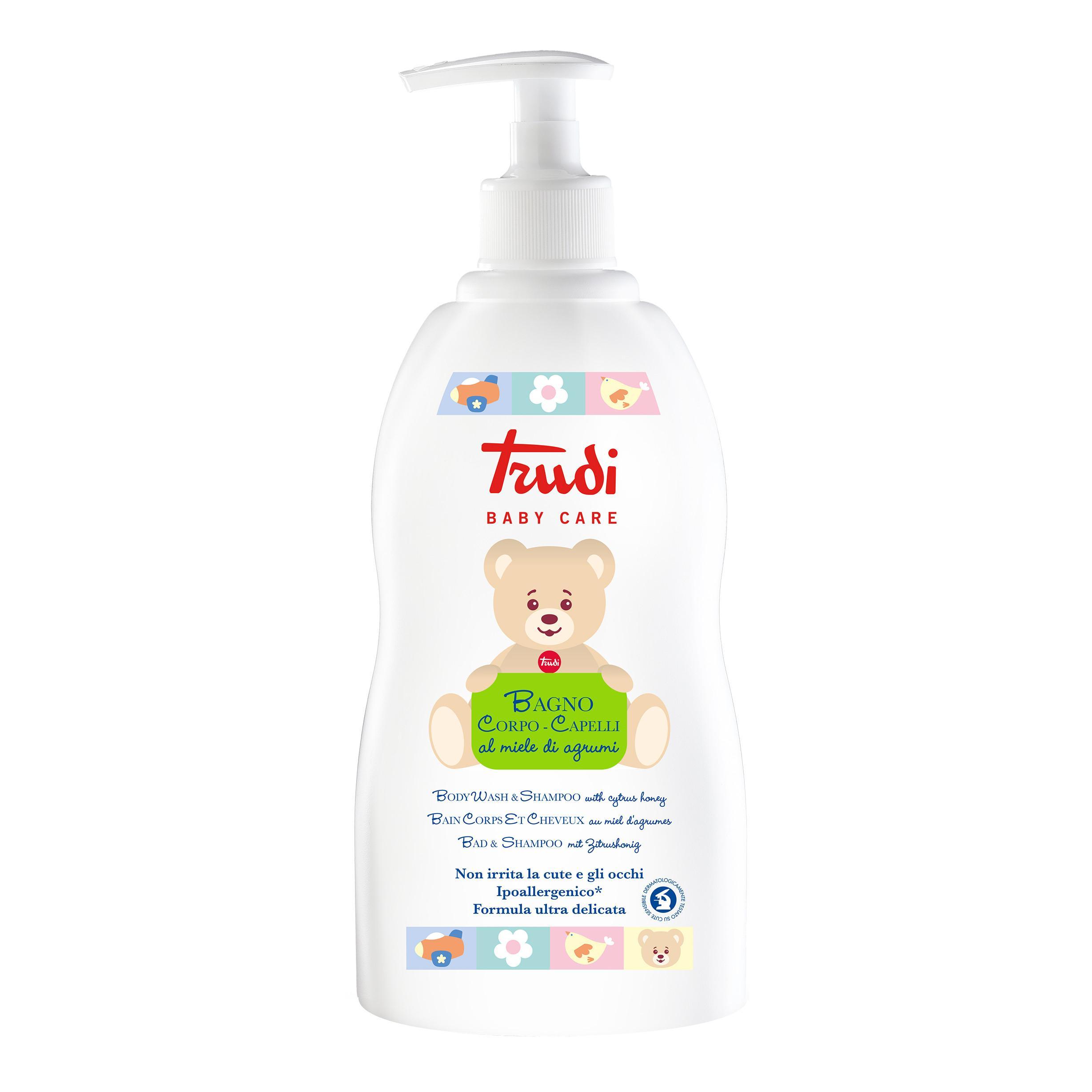 trudi detergente corpo e capelli delicato per neonati trudi 500 ml - foto 1