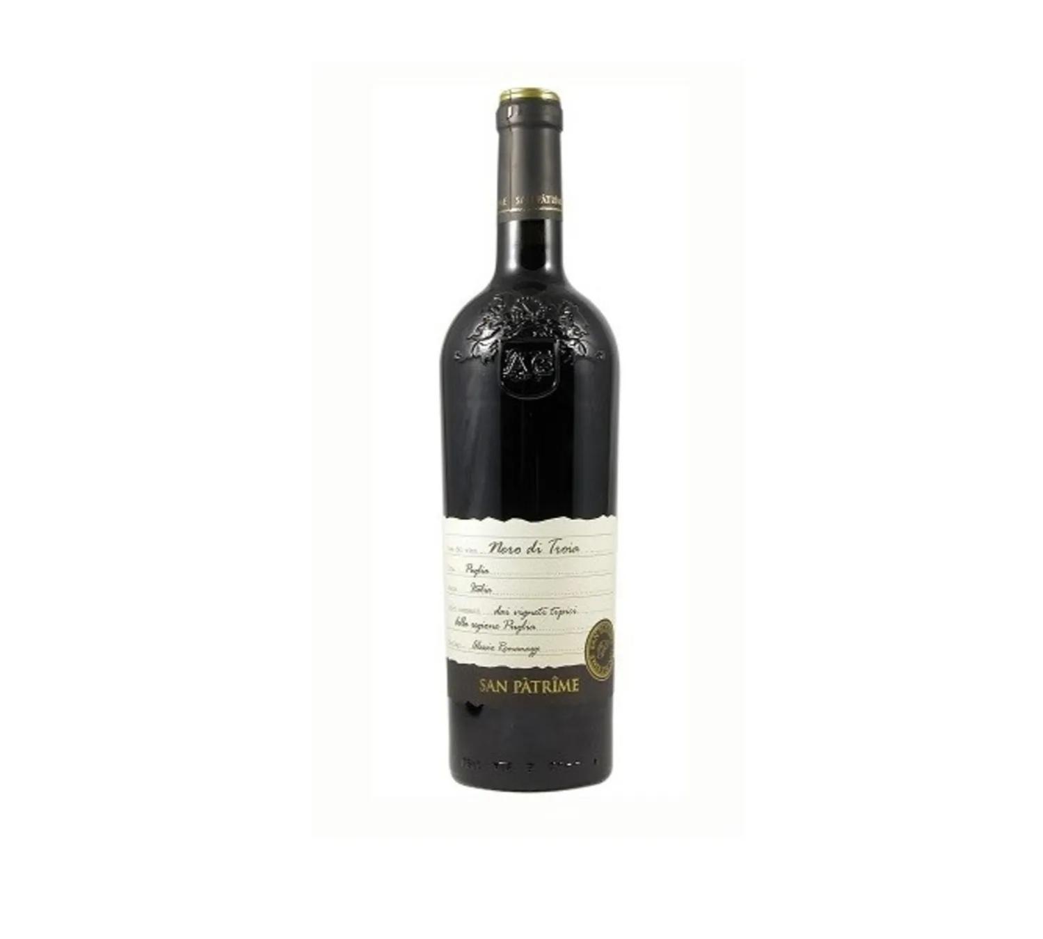 cantina san patrime vino rosso nero di troia salento igp san patrime 75 cl. - foto 1