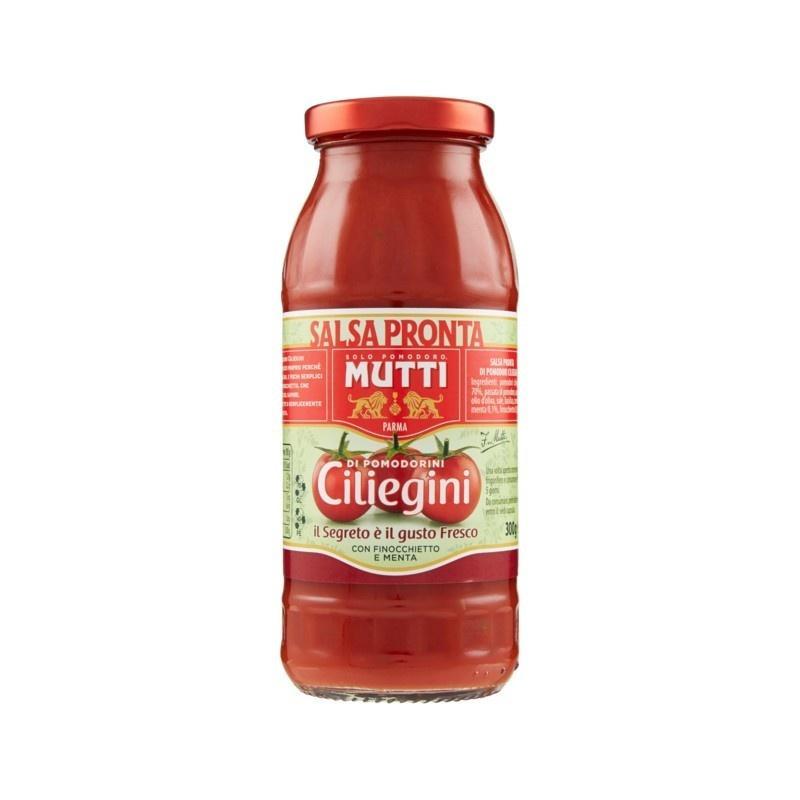 mutti salsa pronta di pomodoro ciliegino dolce e naturale mutti 300 gr. - foto 1