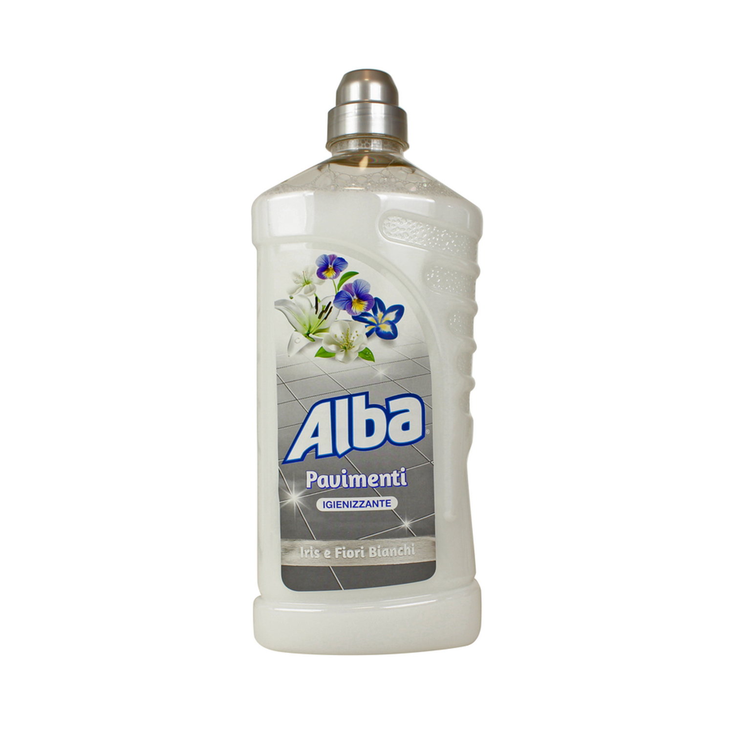 alba detergente igienizzante per pavimenti profumazione iris e fiori bianchi alba 1 lt - foto 1