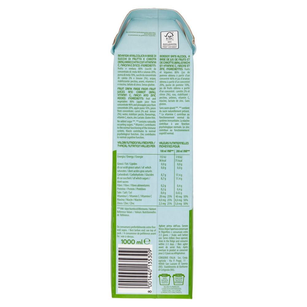 valfrutta succo ananas valfrutta difesa+ 1000 ml. - foto 2