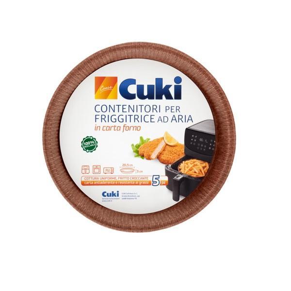 cuki contenitori in carta forno per friggitrice ad aria cm 20,5 cuki - foto 1