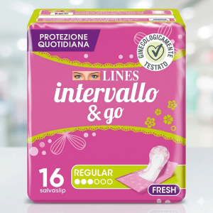 Salvaslip distesi con formula attiva anti-odore  intervallo fresh 20 pezzi