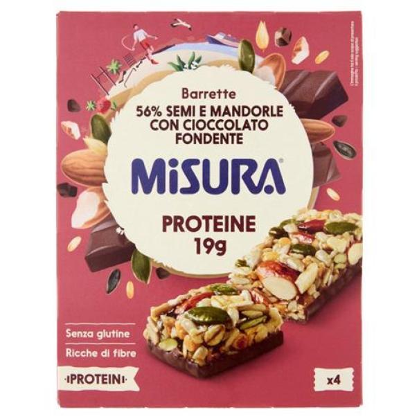 misura barretta proteica al cioccolato misura 120 gr. - foto 1
