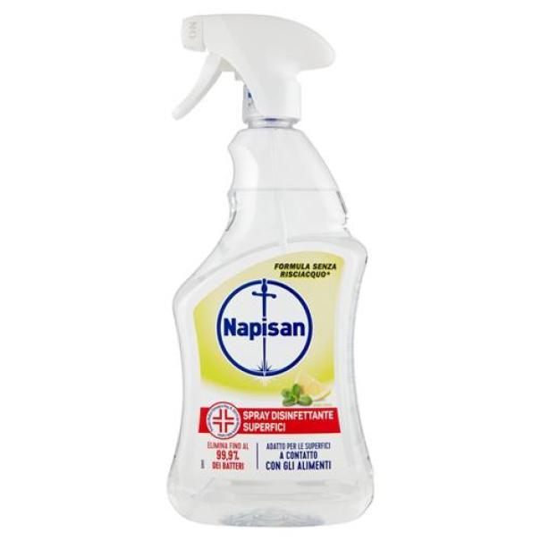 Spray Disinfettante Superfici Limone e Menta Napisan 740 ml Spray Disinfettante Superfici Limone e Menta Napisan 740 ml
