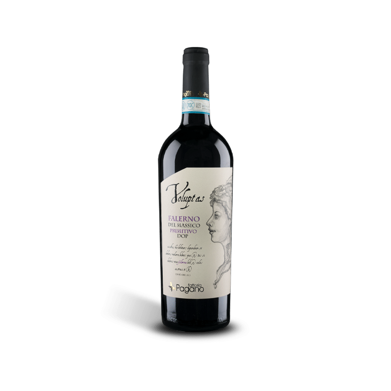 fattoria pagano vino rosso campano di grande struttura voluptas falerno del massico pagano 75 cl - foto 1