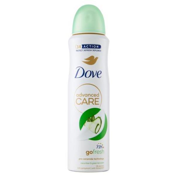 dove deodorante spray advanced care go fresh cetriolo e the verde dove 150 ml - foto 1 dove deodorante spray advanced care go fresh cetriolo e the verde dove 150 ml - foto 1