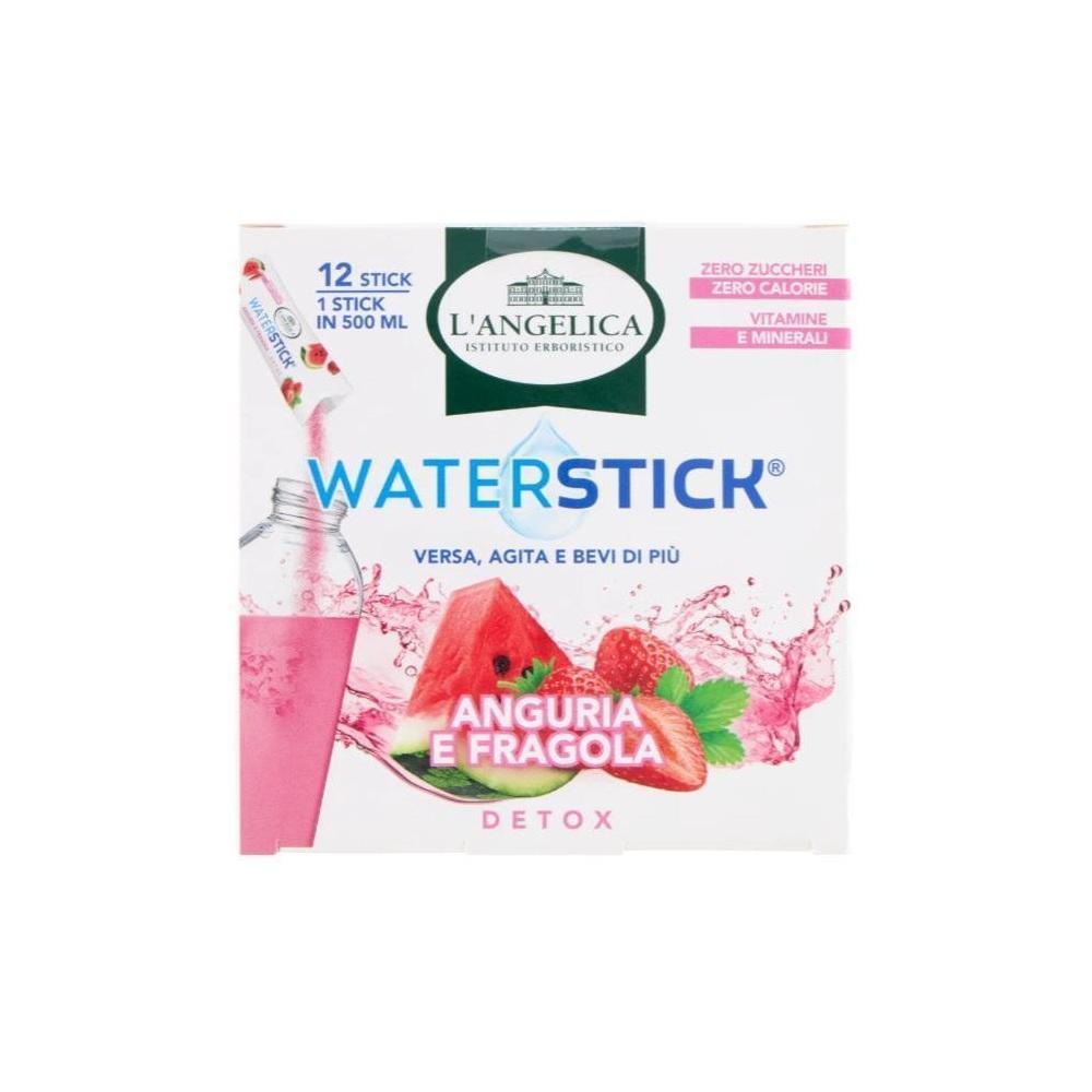 LAngelica, WaterstickDetox, IntegratoreAlimentare, GustoAnguriaEFragola, DetoxDrink, BenessereQuotidiano, Depurazione, Idratazione, FitCare, IntegratoriNaturali, GDO, Zibly, 120 GR. l'angelica integratore waterstick detox gusto anguria e fragola l angelica 12 stick - foto 1