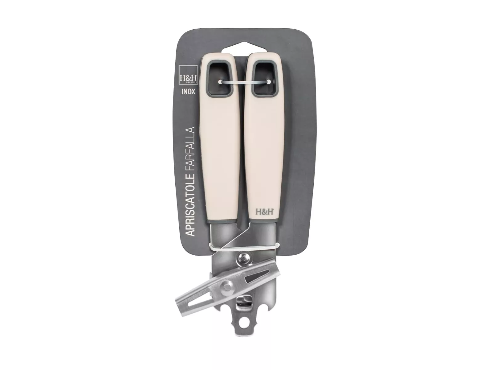 h&h apriscatole in acciaio inox bicolor h&h - foto 1