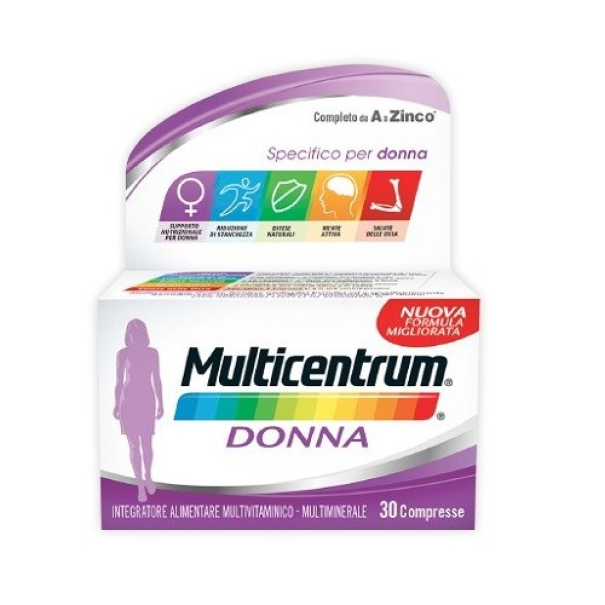 multicentrum integratore multicentrum donna 30 compresse - foto 1